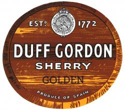 Etiqueta Barrill Duff Gordon Sherry Golden
