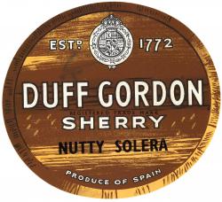 Etiqueta Barrill Duff Gordon Sherry Nutty Solera