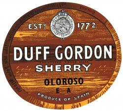 Etiqueta Barril Duff Gordon Sherry Oloroso E A