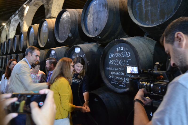 Inauguración visitas accesibles_Bodega de Mora, El Puerto