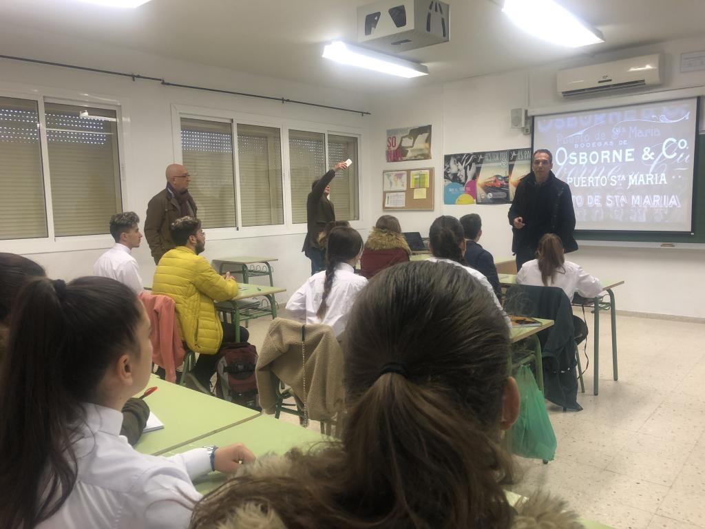 Primera MasterClass de Osborne para alumnos de 2º Curso de FPB