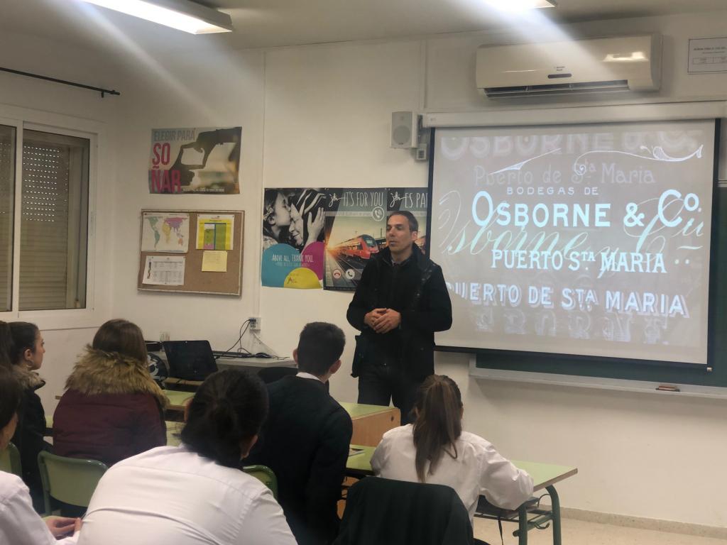 Primera MasterClass de Osborne para alumnos de 2º Curso de FPB