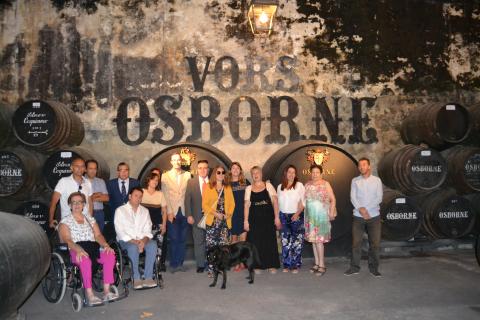 Inauguración visitas accesibles_Bodega de Mora, El Puerto Inauguración visitas accesibles_Bodega de Mora, El Puerto
