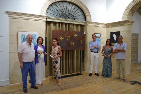 Pelayo Domecq en la inauguración 