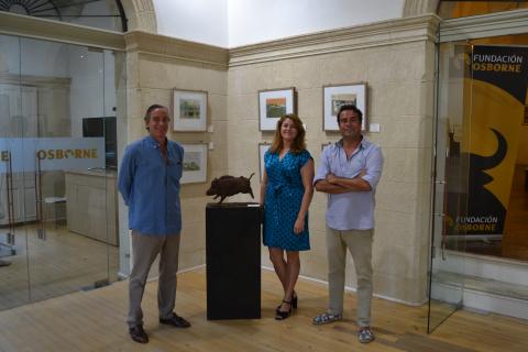 David Maldonado en la inauguración 